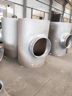 Fittings de tuberías de acero al carbono de 10 kilos soldados en extremo para uso industrial