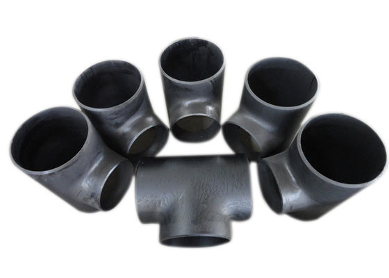 CS SS 14&quot; 16&quot; 18&quot; aceite negro inconsútil soldado con autógena extremo de la prueba del moho de la camiseta de la instalación de tuberías