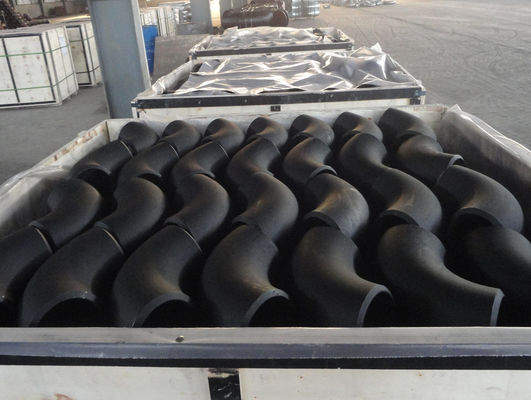 El extremo de 4 pulgadas a de 72 pulgadas soldó con autógena el CS inconsútil P265GH del codo ASTM B16.9 de la instalación de tuberías