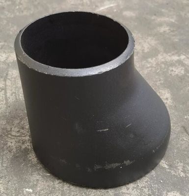 Pintura del negro del reductor SCH40 A234 WPB de la tubería de acero del ECC de la ESTAFA del PED ASME B16.9 del ISO