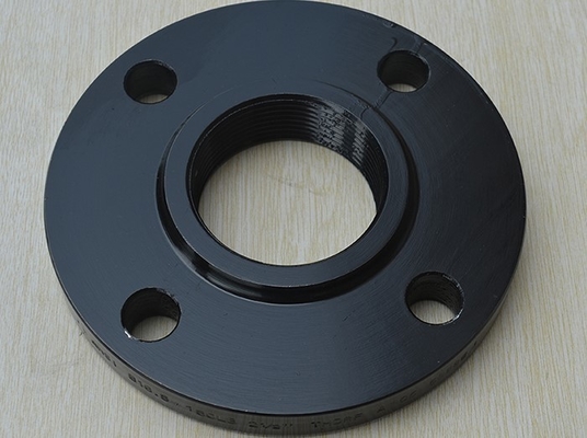 Wn 150lbs roscó la pintura del negro del reborde Dn200 Asme A105n del tubo