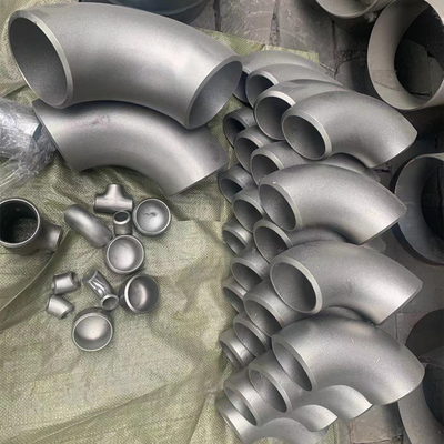 Pipa galvanizada forjada en frío y en caliente Asme B16.9 Wp316l 45 90 180 grados Codo