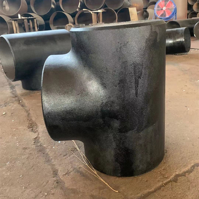 Piso de acero inoxidable de acero al carbono estándar Din2616 Tee Din En 10253 Con Dn40
