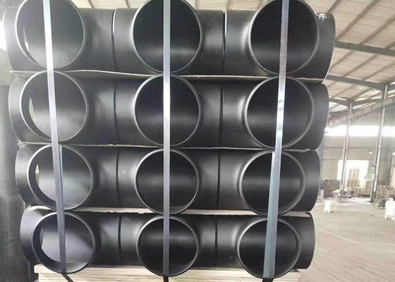 45 90 180 curva soldada con autógena inconsútil del negro del codo SCH40 SCH80 SCH160 de la tubería de acero del grado