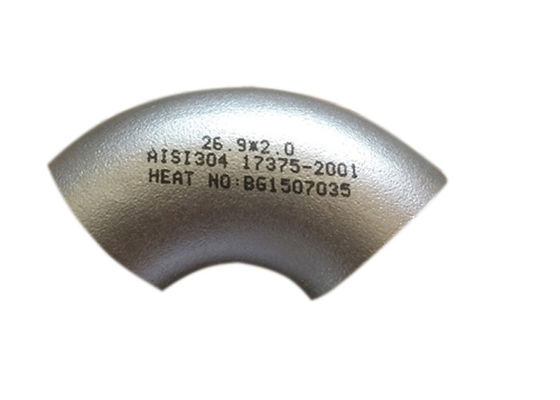 45 90 180 curva soldada con autógena inconsútil del negro del codo SCH40 SCH80 SCH160 de la tubería de acero del grado