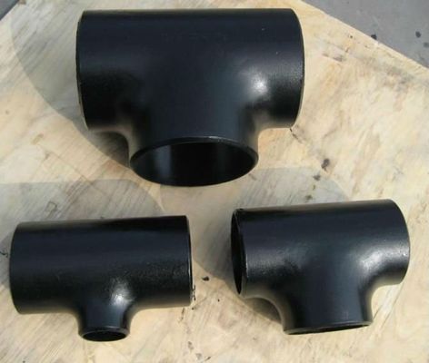 CS SS 14&quot; 16&quot; 18&quot; aceite negro inconsútil soldado con autógena extremo de la prueba del moho de la camiseta de la instalación de tuberías