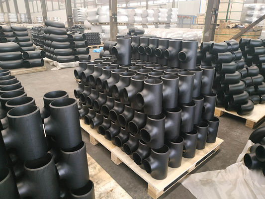 el extremo del acero de carbono de 45D 90D 180D soldó con autógena las instalaciones de tuberías ASME B16.9 B16.28 A234WPB