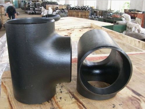NEGRO DE LA CAMISETA DE LA TUBERÍA DE ACERO DEL CARBONO DEL ANSI B16.9 ASTM A234WPB