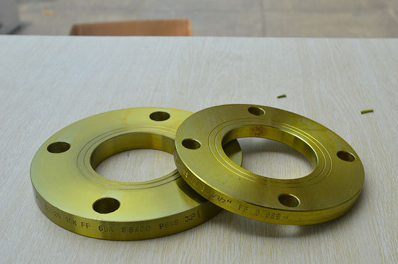 Reborde amarillo JIS B2220 72&quot; de la soldadura de la placa de la COMPENSACIÓN 5K 10K 25K SS400 DIN2527 DIN2566 DIN2573
