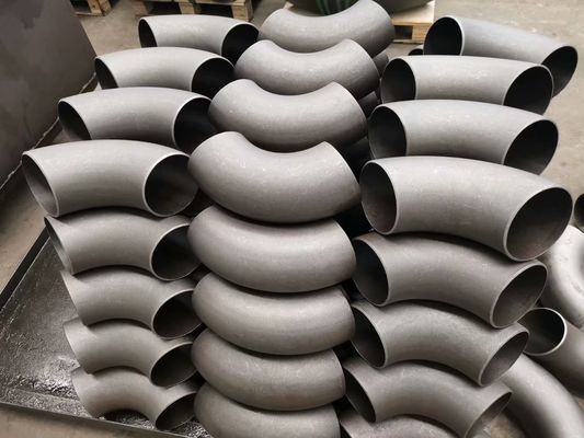 Instalaciones de tuberías soldadas con autógena inconsútiles del codo del acero de carbono de JIS 2311 SGP 45 90 180 grados