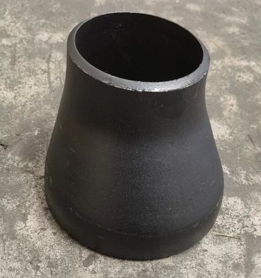 Pintura del negro del reductor SCH40 A234 WPB de la tubería de acero del ECC de la ESTAFA del PED ASME B16.9 del ISO