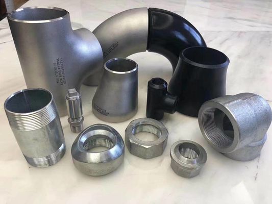 ANSI B16.9 B16.28 del casquillo ASME del reductor del Ecc de la estafa de la camiseta del codo del 90° 180° 45° todo el tamaño