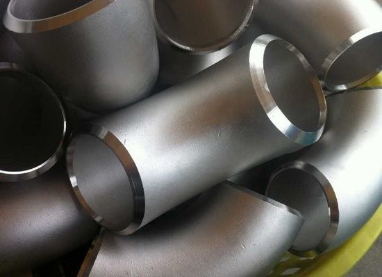 SENIOR inoxidable de LR del codo de la tubería de acero del carbono DN15 45 90 180 inconsútiles Extremo-soldados con autógena