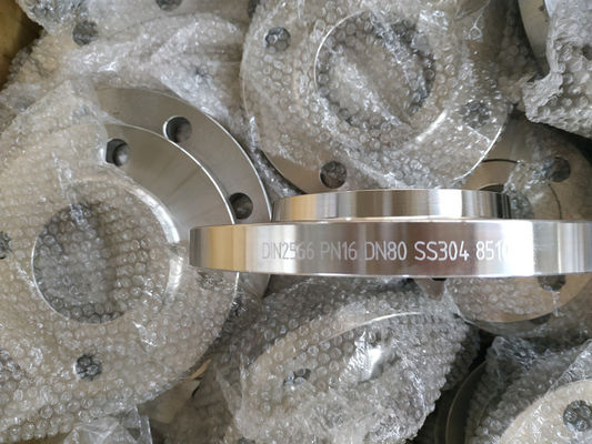 Estándar amarillo galvanizado Ss316 de la pintura Bs4504 del reborde del tubo de Wnrf Pn25 del acero