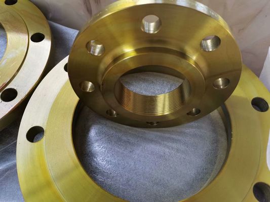 Estándar amarillo galvanizado Ss316 de la pintura Bs4504 del reborde del tubo de Wnrf Pn25 del acero