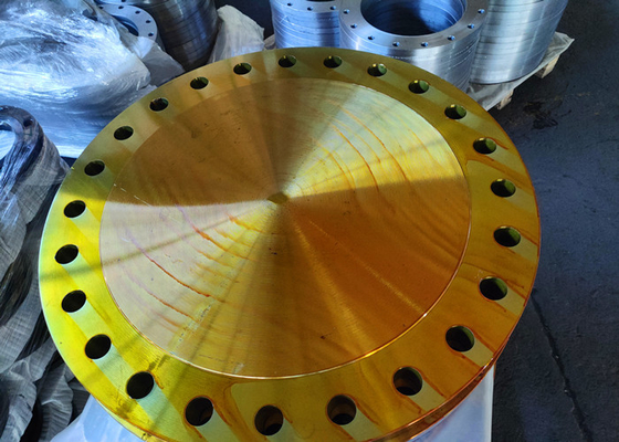 Pintura amarilla de acero de carbono del reborde ciego de Jis B2220 Jis 10k