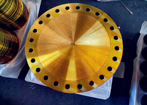 Pintura amarilla de acero de carbono del reborde ciego de Jis B2220 Jis 10k