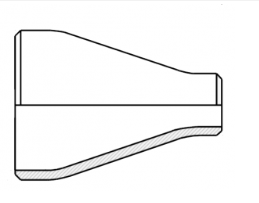 ANSI soldado con autógena inconsútil concéntrico/excéntrico B16.9, DIN2616, JIS B2311 0 del reductor